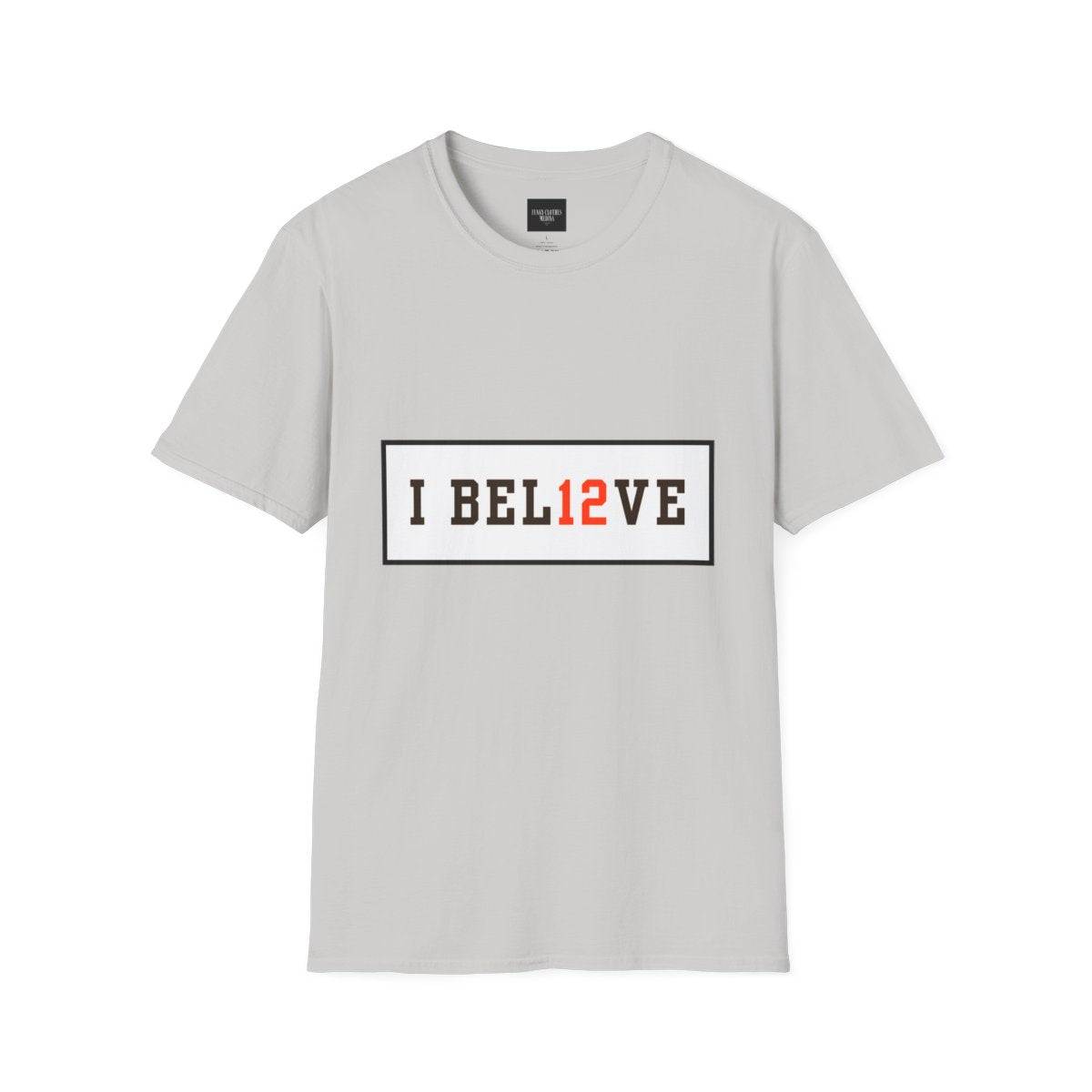 I BEL12VE T-Shirt - Multiple Color Options | Motivational Game Day Tee | Sports Fan Apparel