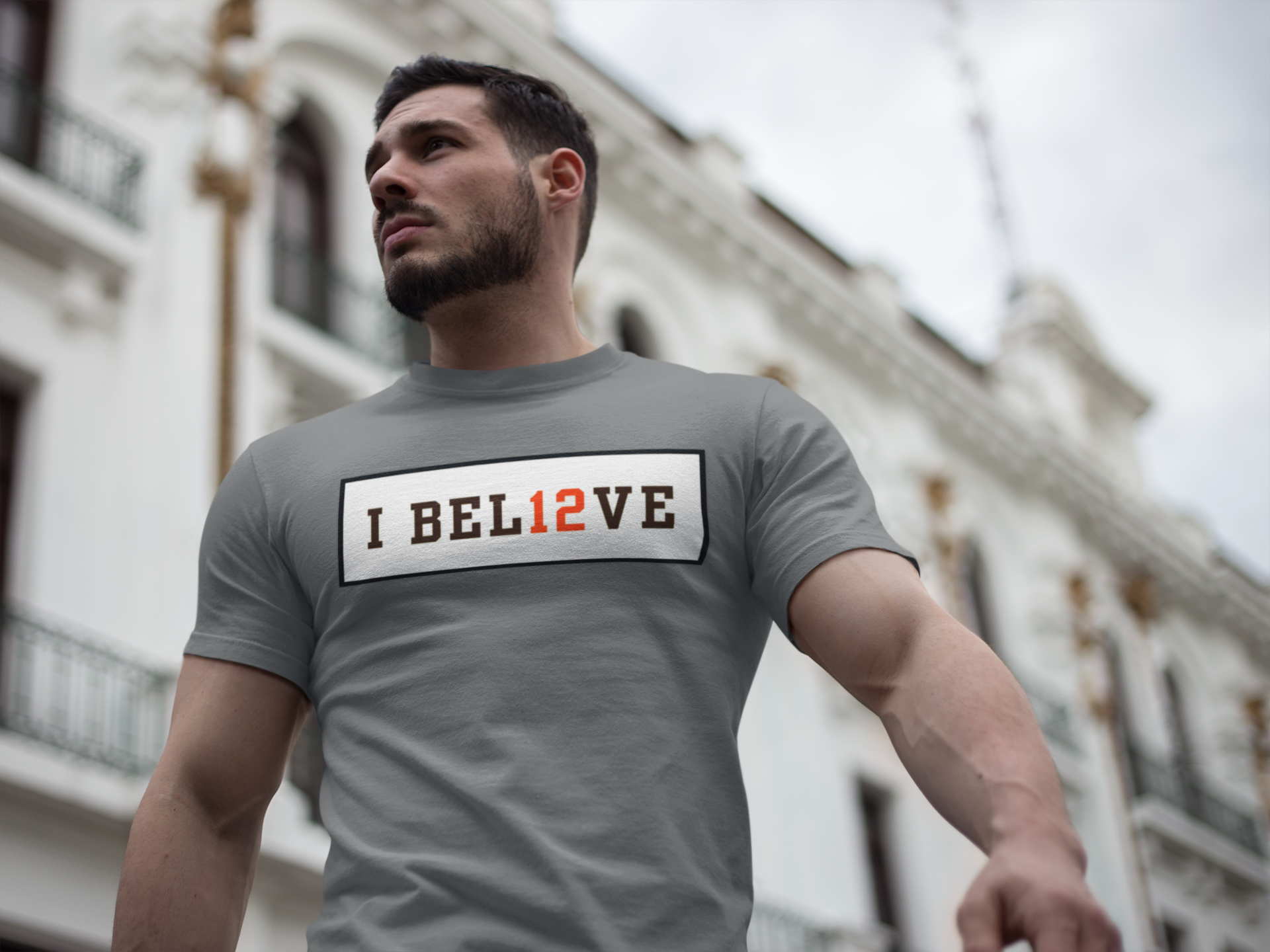 I BEL12VE T-Shirt - Multiple Color Options | Motivational Game Day Tee | Sports Fan Apparel
