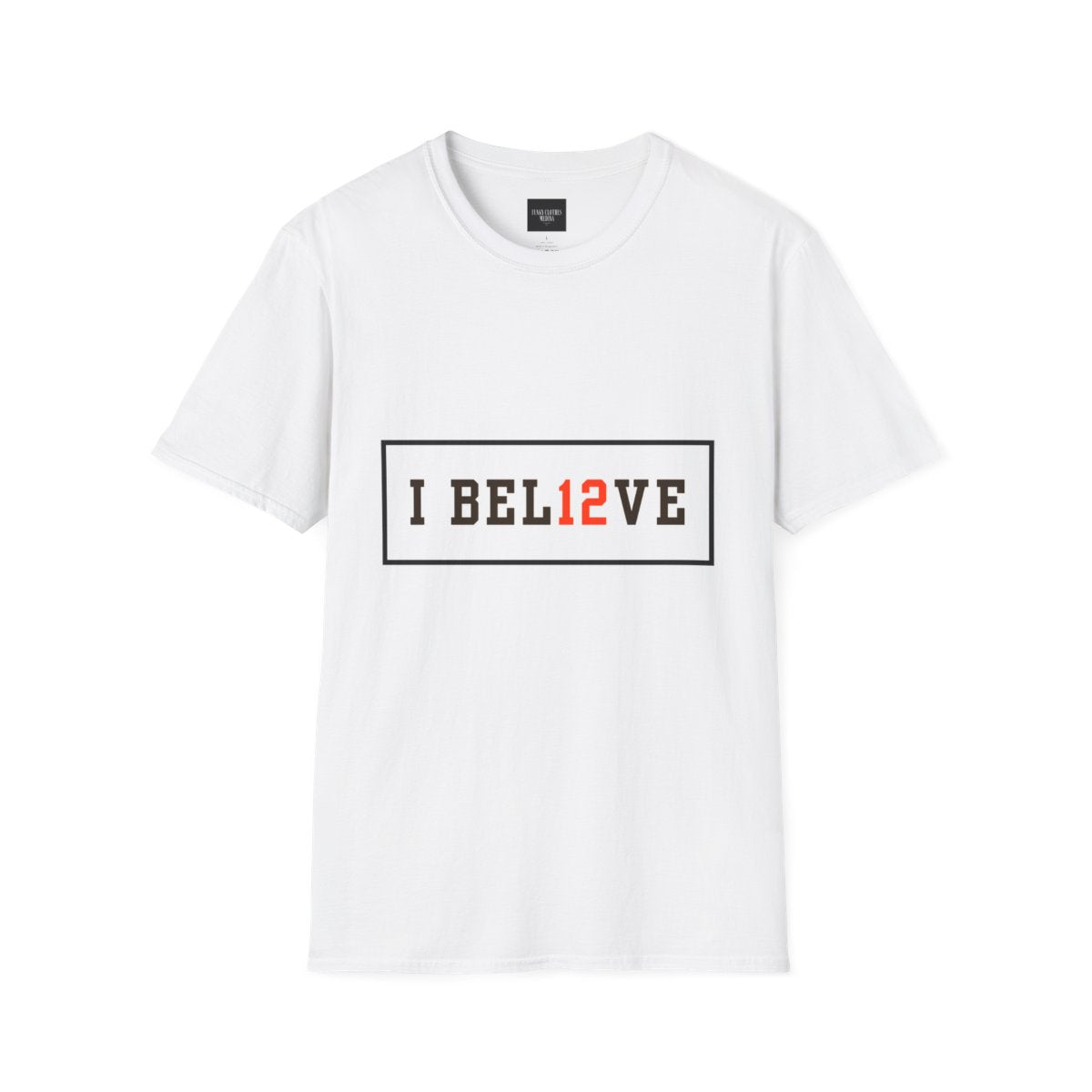 I BEL12VE T-Shirt - Multiple Color Options | Motivational Game Day Tee | Sports Fan Apparel